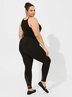 Full Length Signature Waist Slashed Back Legging