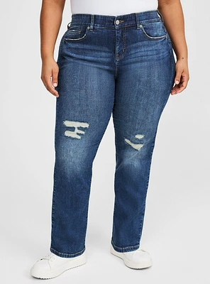 Bombshell Straight Premium Stretch High-Rise Jean