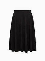 Midi Studio Luxe Ponte Skirt