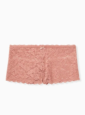 Lace Mid-Rise Cheeky Panty