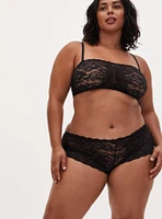 SIMPLY LACE MID RISE CHEEKY PANTY