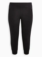 Relaxed Fit Jogger Lightweight Ponte Mid-Rise Pant