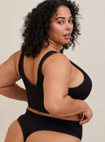 Seamless Ribbed High-Rise Thong Panty