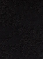 Babydoll Stretch Lace Cold Shoulder Top