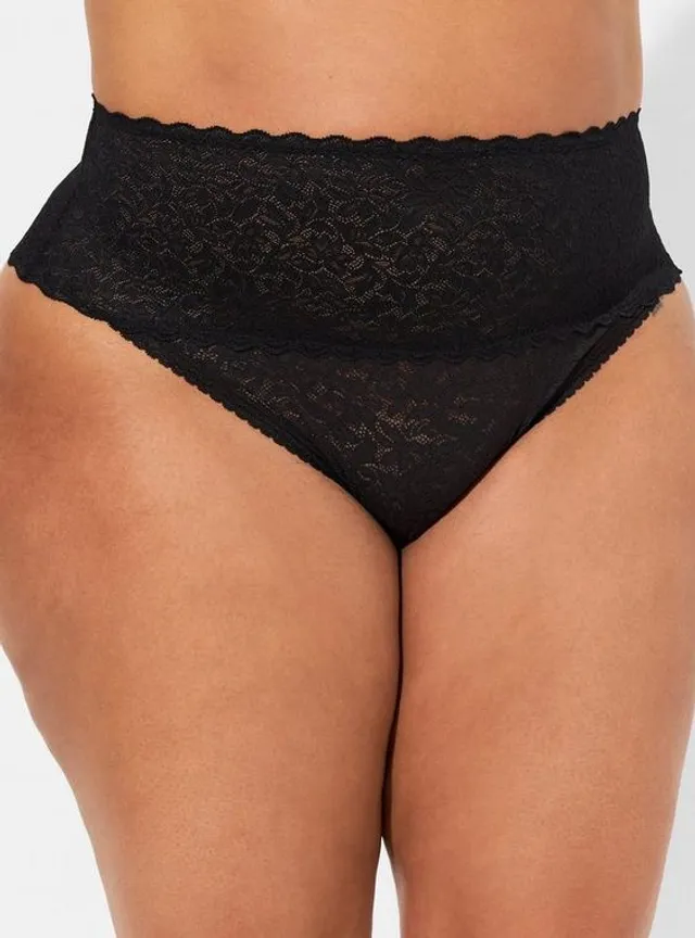 TORRID 4-Way Stretch Lace High-Rise Thong Panty