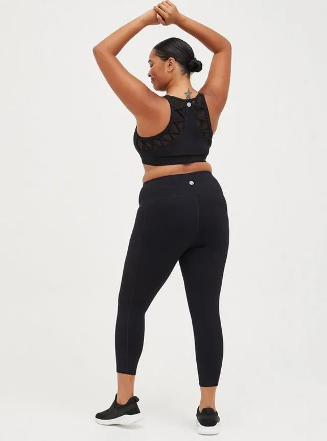 TORRID Super Soft Performance Jersey Full Length Active Legging With Patch  Pocket