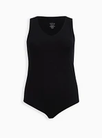 Foxy V-Neck Tank Bodysuit