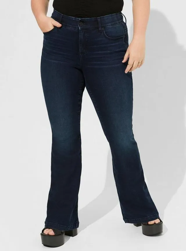 Plus Size - Wide Leg Super Soft High-Rise Trouser Jean - Torrid
