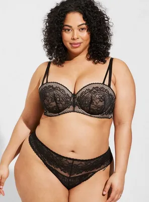 TORRID Simply Lace Mid Rise Thong Panty