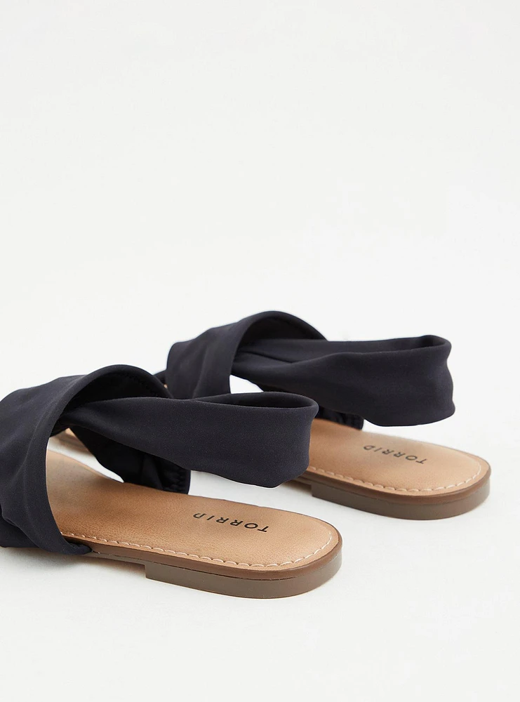 Fabric T-Strap Sandal (WW