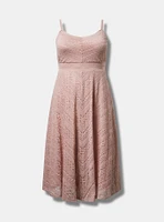Midi Lace Skater Dress