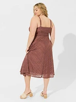 Midi Lace Skater Dress