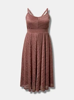 Midi Lace Skater Dress