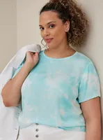 Soft-Stretch Challis Top