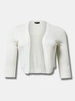 3/4 Sleeve Cropped Sweater Shrug