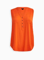 Harper Rayon Slub Pullover Sleeveless Top