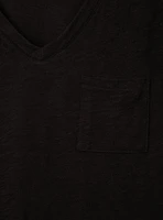Pocket Heritage Slub V-Neck Tee