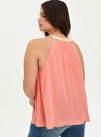 Georgette Halter Tank