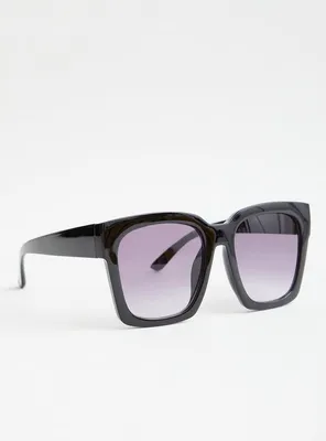 Black Square Oversized Sunglasses