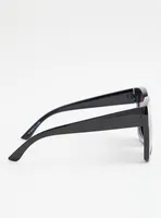 Black Square Oversized Sunglasses