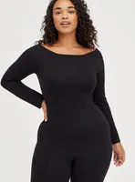 Premium Long Sleeve Catsuit - Black