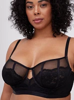 Unlined Longline Underwire Bra