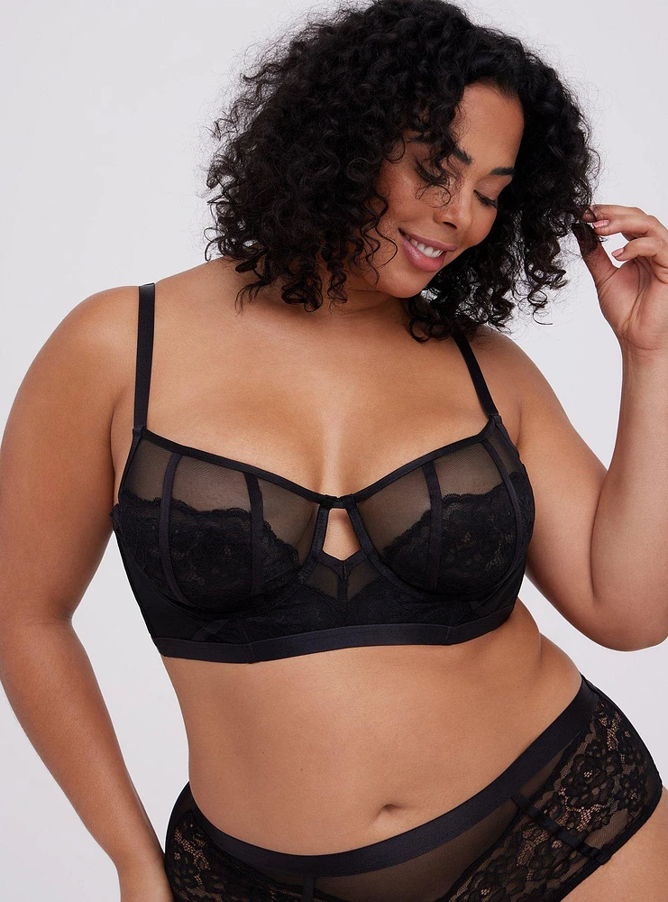 Unlined Longline Underwire Bra