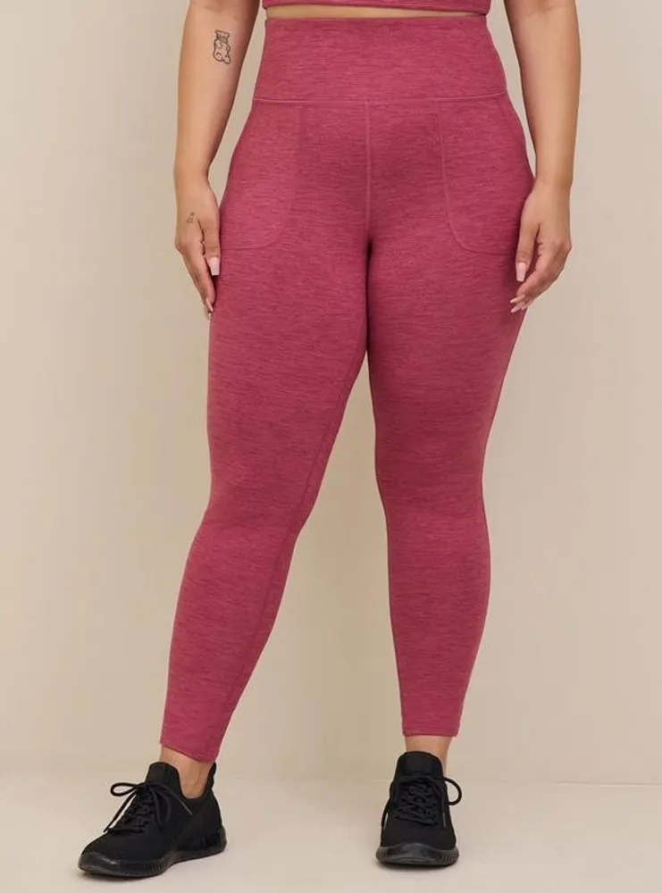 TORRID Super Soft Performance Jersey Full Length Active Legging With Patch  Pocket