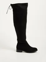 Stretch Flat Over The Knee Boot (WW