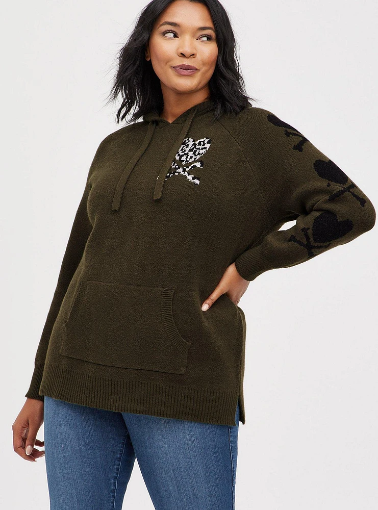 Raglan Tunic Hoodie