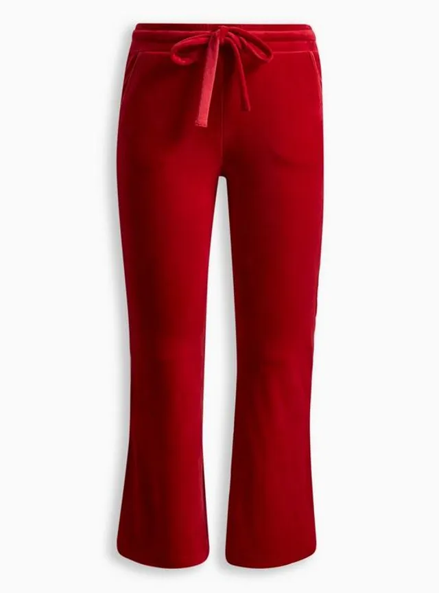 Regular Fit Velour Pants