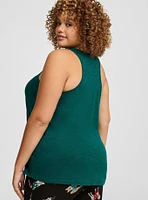 Slub Sleeveless Racerback Sleep Tank