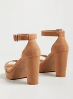 Platform Tapered Heel Sandal (WW)