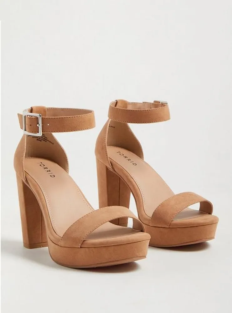 Platform Tapered Heel Sandal (WW)