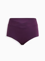 High Waist Wrap Rise Swim Bottom