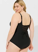 Corset Shape Swim One Piece