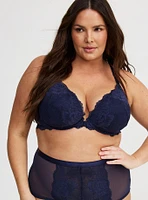 XO Plunge Push-Up Front-Close Bra