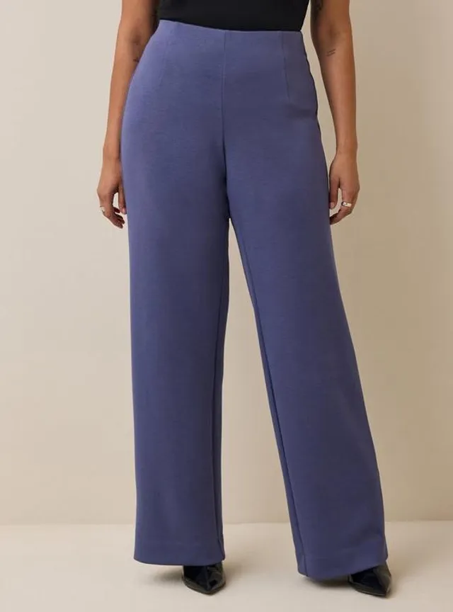 TORRID Pull-On Wide Leg Studio Cupro High-Rise Pant