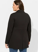 Lightweight Ponte Longline Blazer