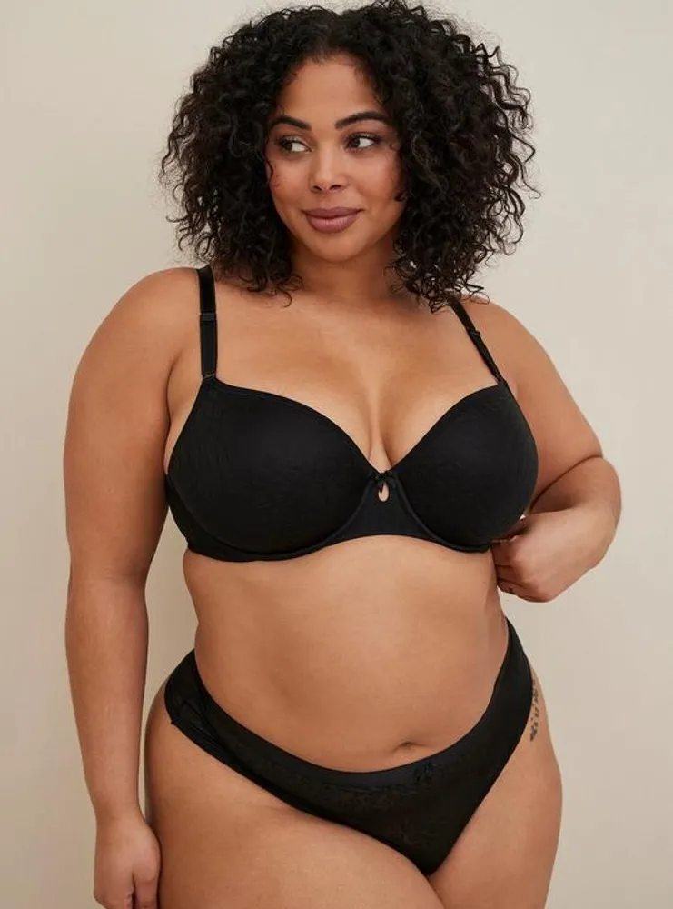Avenue Body  Women's Plus Size Back Smoother Bra - Black - 40c