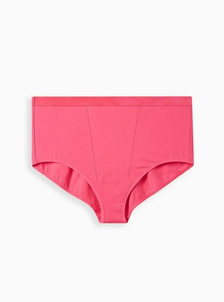 Cotton High-Rise Brief Seamed Panty
