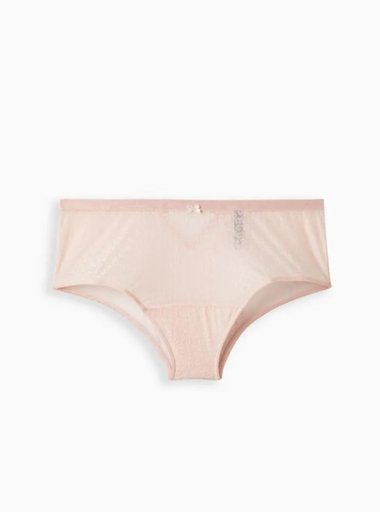 Simply Spacer Lace Mid-Rise Cheeky Keyhole Panty