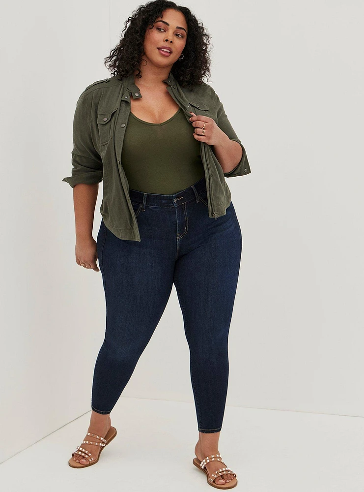 Curvy Bombshell Skinny Premium Stretch High-Rise Jean