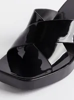 Jelly Criss Cross Heel Sandal (WW)