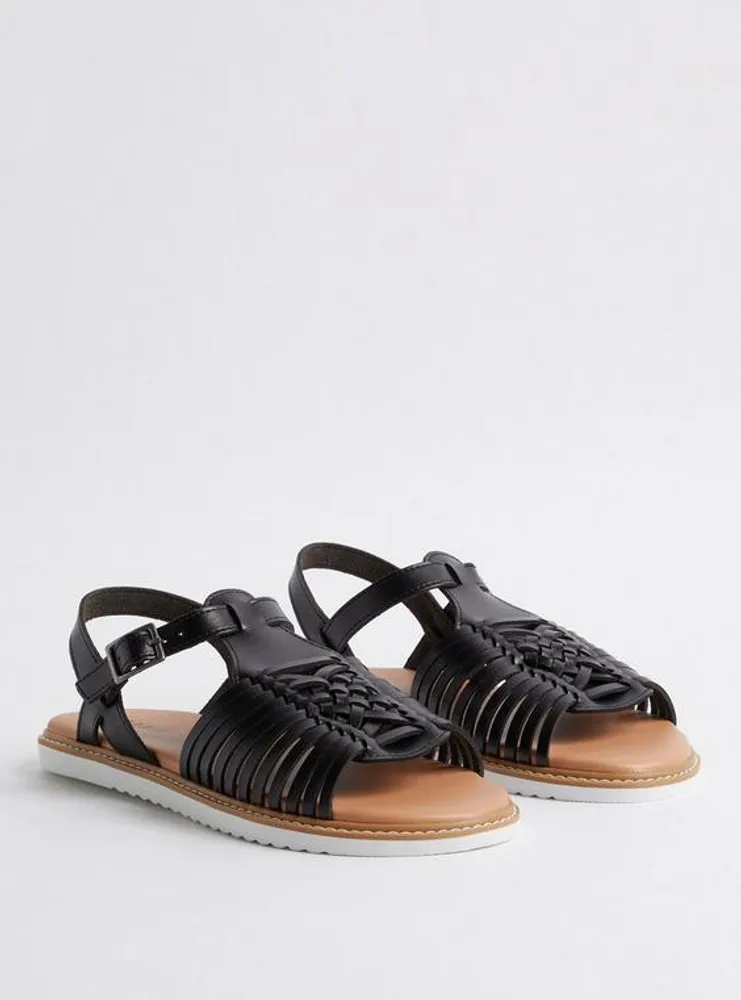 TORRID Huarache Sandal - Black (WW)