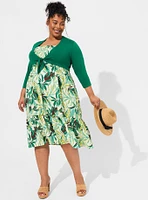 Super Soft Shrug Tie-Front