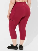 Happy Camper Performance Core Capri Active Legging With Cargo Pocket