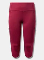 Happy Camper Performance Core Capri Active Legging With Cargo Pocket