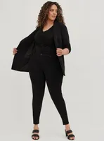 Cinched Bodysuit - Stretch Lace Black