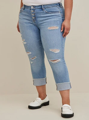 Crop Boyfriend Jean